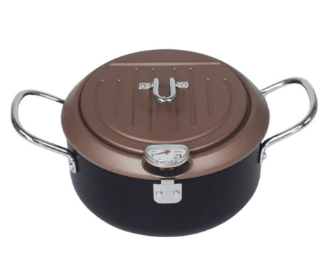 DAPERCI Stainless Steel Deep Frying Pot,Frying Pan with